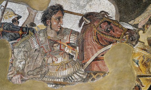 Detail: Alexander the Great Mosaic